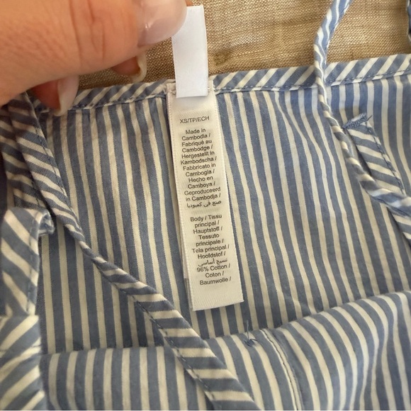 SKIMS Ribbed Tank Top Bundle of 3 in Slate Blue Floral Stripes Size XS - Picture 7 of 9